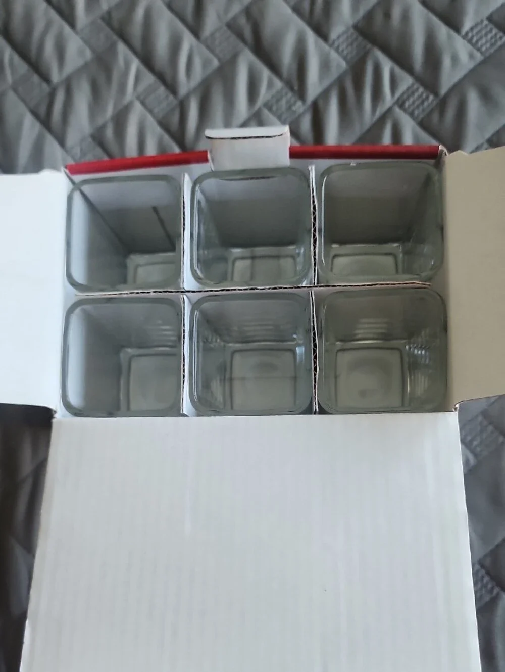 NIB Square Shot Glasses - Set of 6